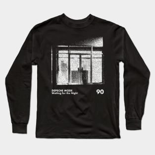 Waiting for the Night / Minimalist Graphic Artwork Design Long Sleeve T-Shirt